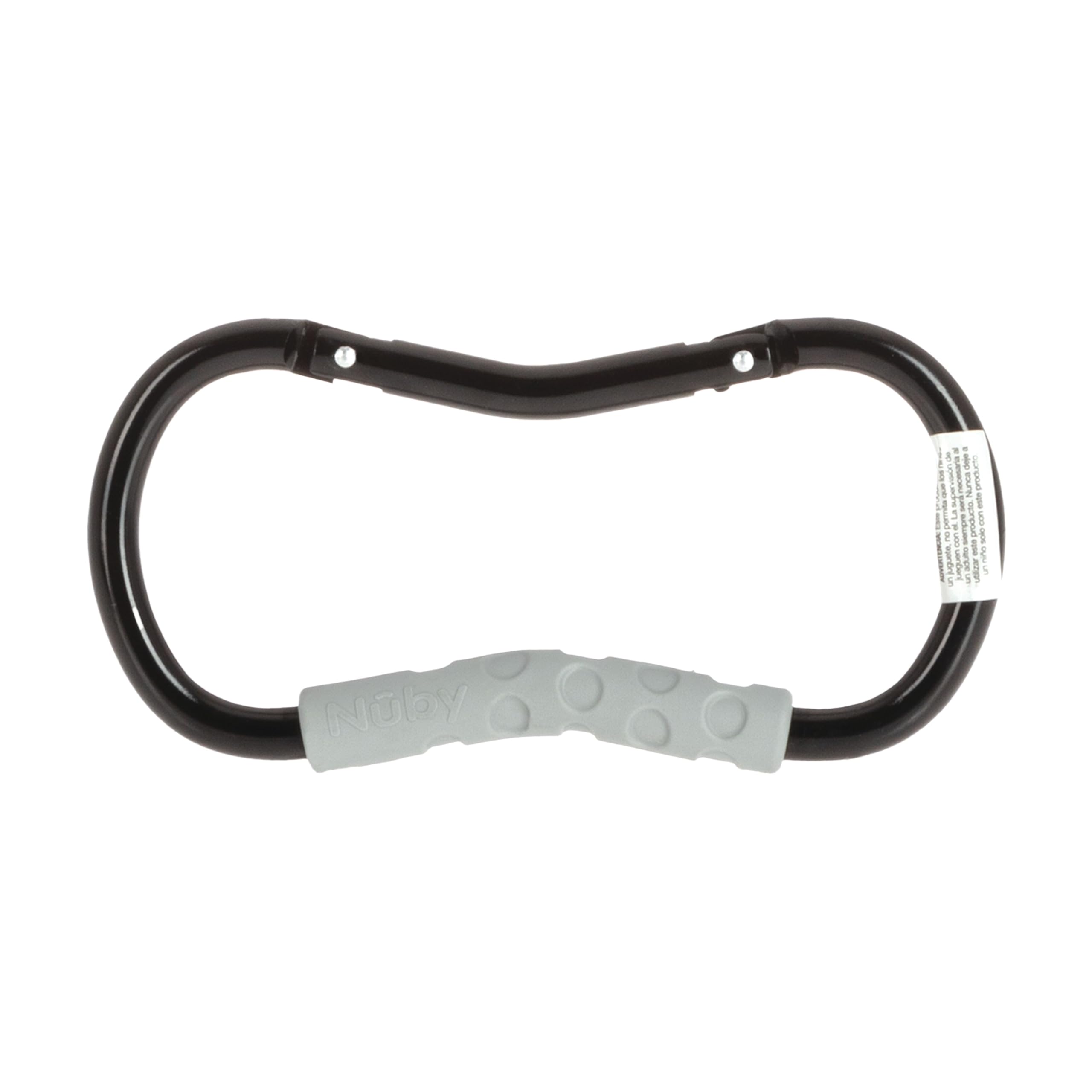 Nuby Handy Hook Stroller Organizer Set| 4 Pack | for Shopping Bags, Diaper Bags, Keys, Toys | 1 Large Carabiner Hook, 1 Small Carabiner Hook and 2 Stroller Clips