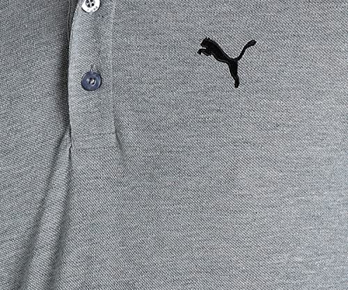 Image of Puma Men's Active ESS Polo T-Shirt | Casual and Comfortable Cotton Solid Regular Fit Polo for Men | Ribbed Collar | Ideal for Golf, Travel, Office & Everyday Comfort