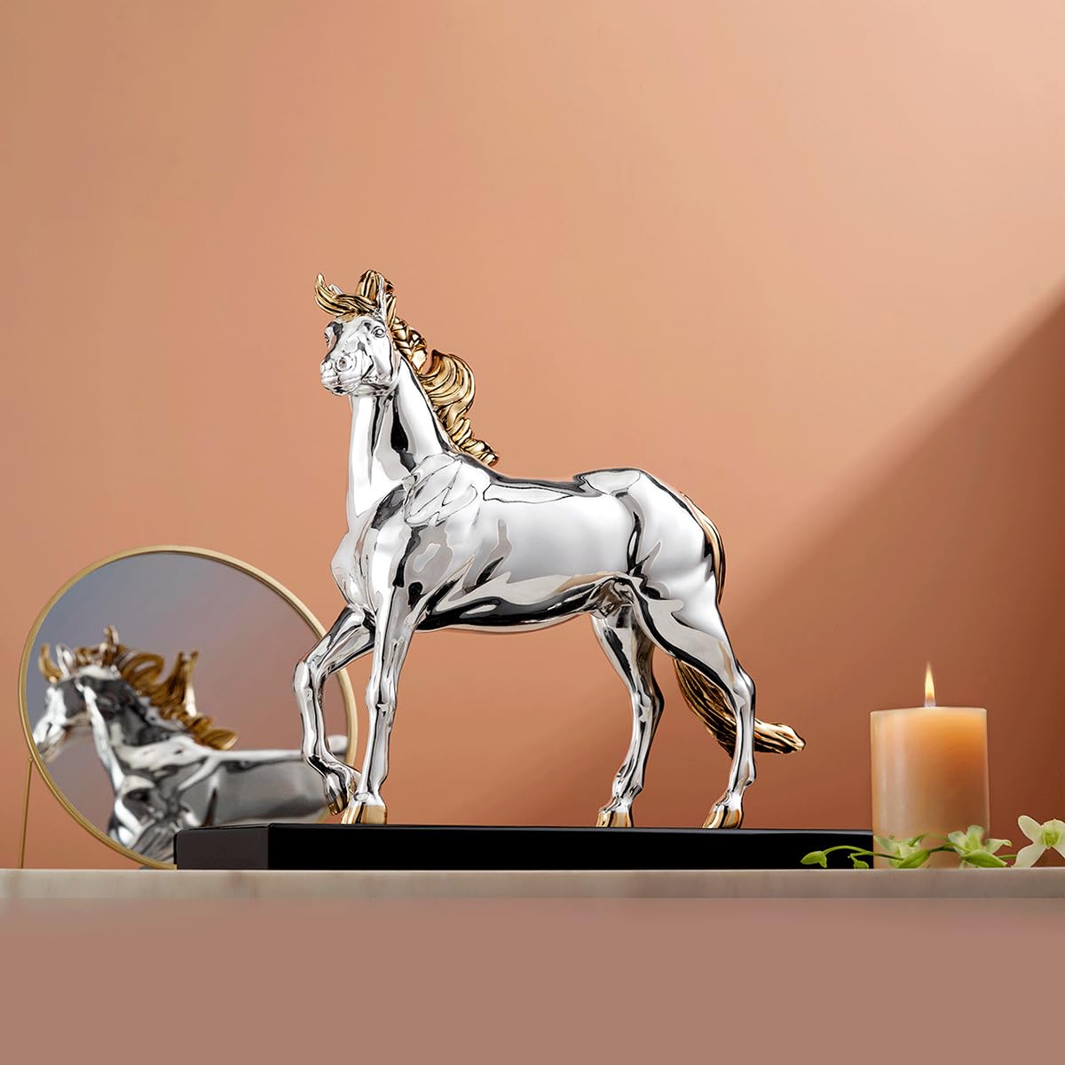 Shaze Valour Big | Horse décor for Home | Home décor | Resin Made