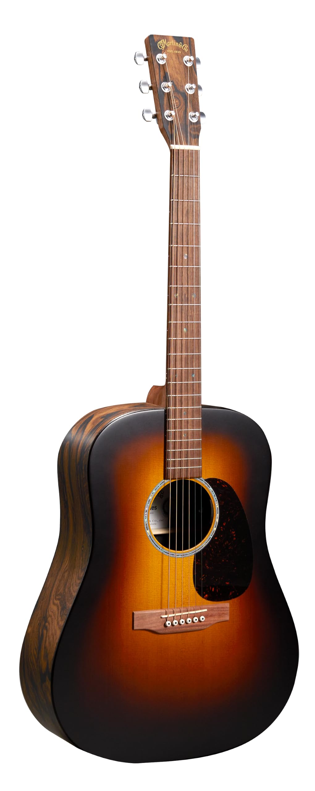 Amazon.com: Martin DX2E Acoustic Electric Guitar Ziricote Burst