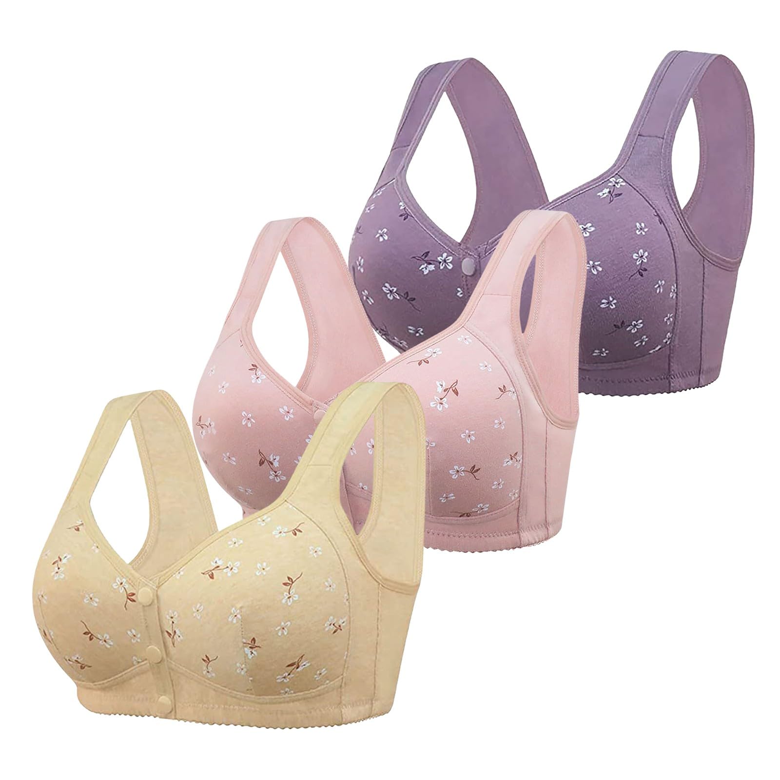 Générique soutien gorge post mastectomie ouverture devant,Soutien Gorge fermeture devant Sans Armature Brassiere Post Operatoire Cancer Du Sein Soutien-Gorge Push-Up Quotidien