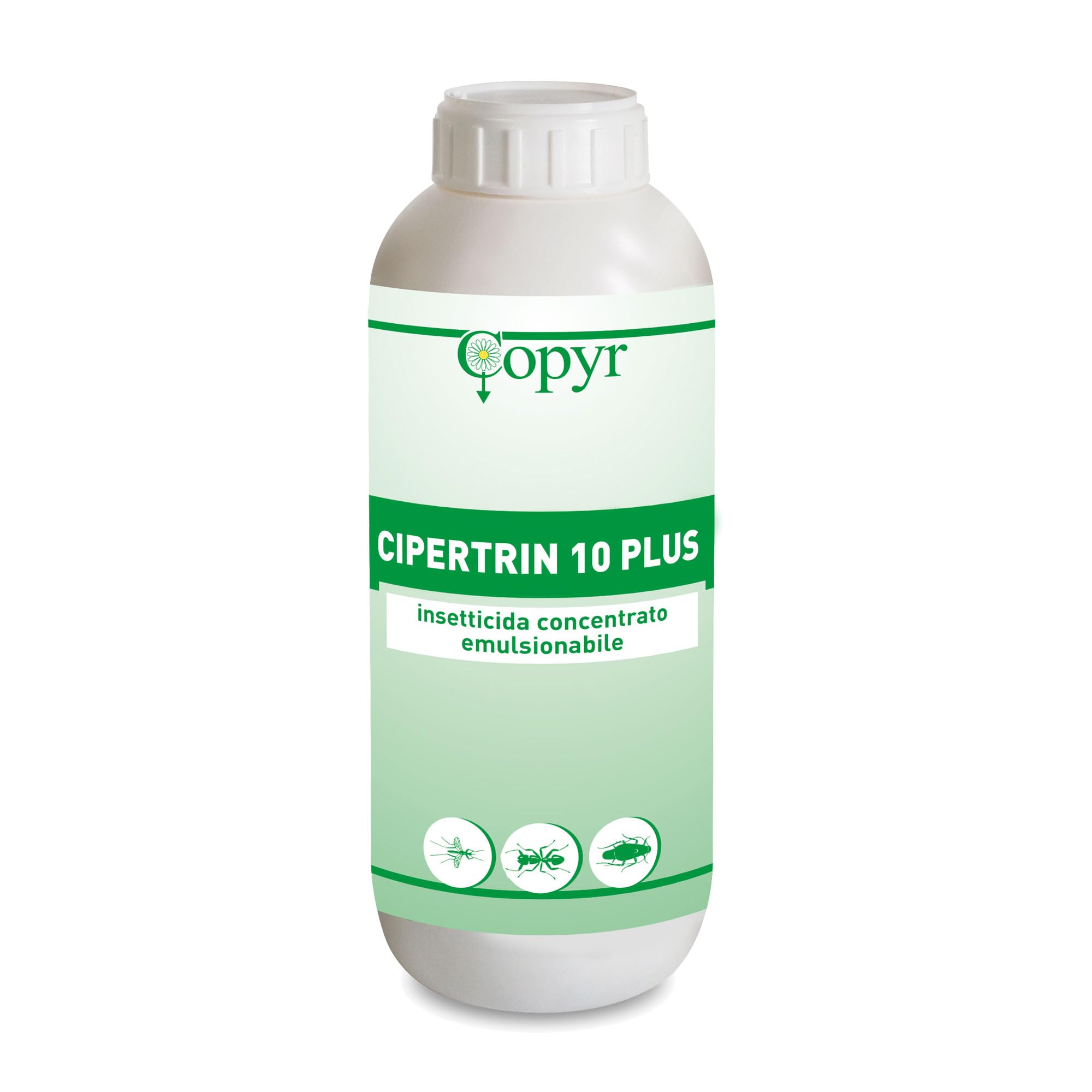 Copyr Cipertrin 10 Plus Insetticida Antizanzare Formiche Scarafaggi Concentrato Emulsionabile Cipermetrina 1L