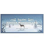 SALKING Winter Set of Scented Oils, Premium Fragrance Essential Oils Gift Set for Diffuser, Soap & Candle Making Scents - Cinnamon, Christmas Wreath, Sugar Cookie, Cranberry, Peppermint, Gingerbread