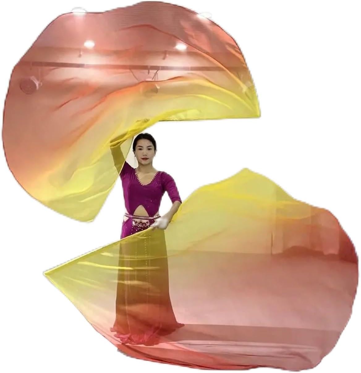 Belly Dance Accessories Props Colorful Scarves Flag With Telescopic Sticks Bellydance Suitable for belly dancing