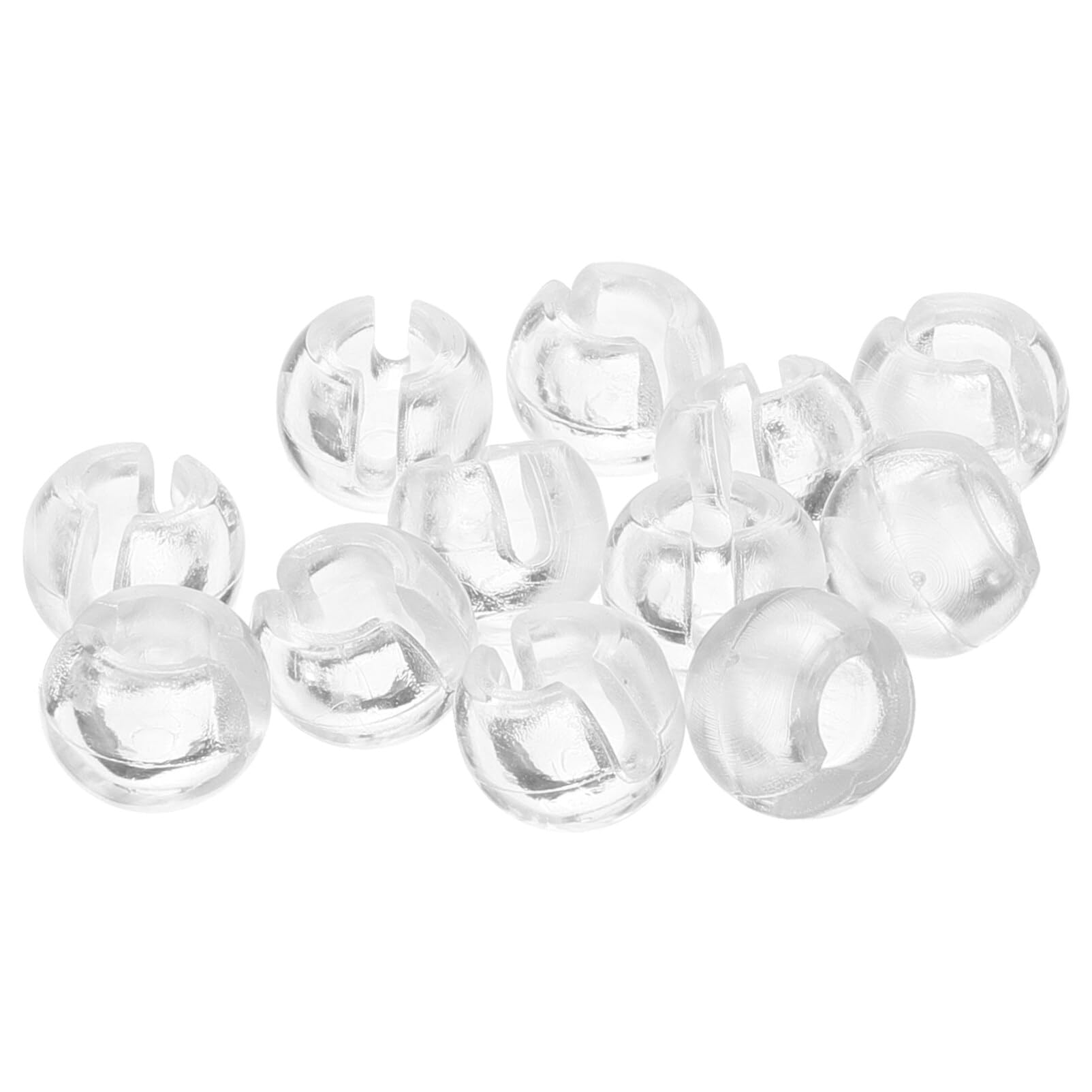 Amazon.com: Luxshiny 12pcs Beaded Chain Stop Clear Chain Crimp