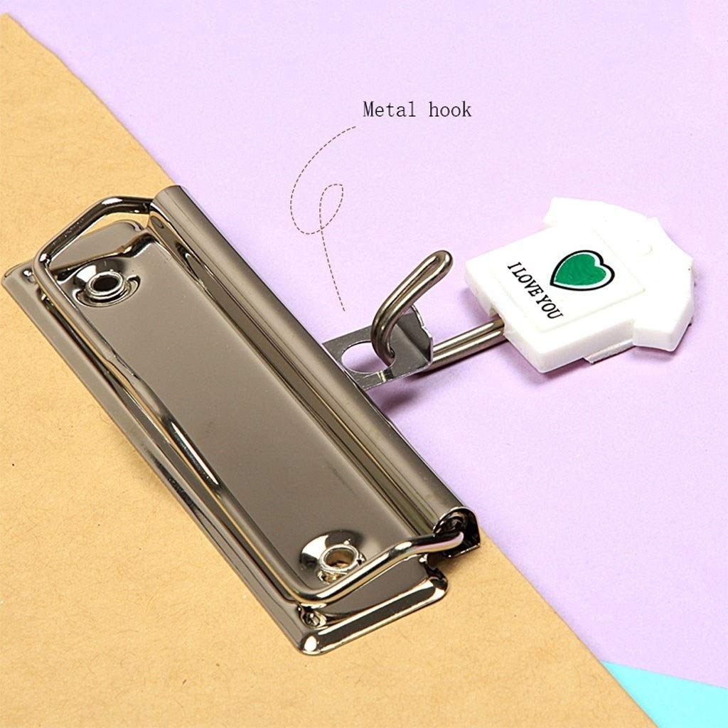 Zwischenablage für Bürobedarf A4-Multifunktions-Zwischenablage, Ordner-Zwischenablage Butterfly Clip, Schreibtafel-Clip Thick 10PC Haltbarer Clip mit niedrigem Profil