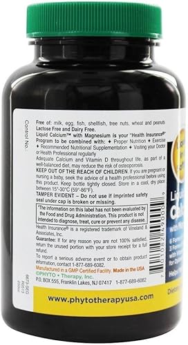 Miniatura 3 de Fitoterapia, Calcio Líquido Individual, 90 Recuento