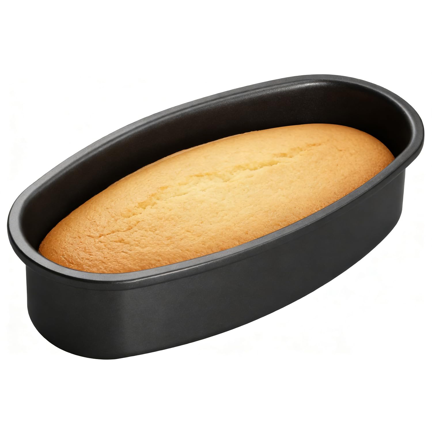 Tissting Oval Bread Pan 9.1x4.7x2.0in/23x12x5cm, Carbon Steel Nonstick