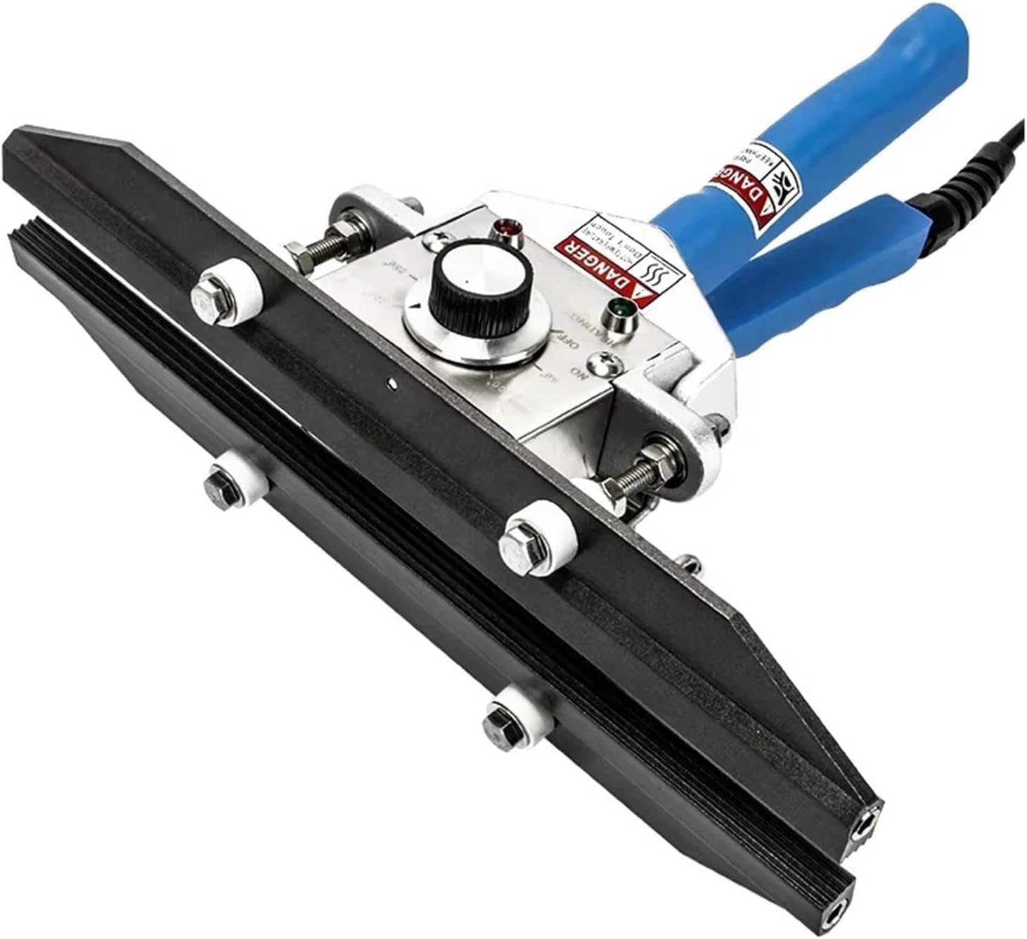 Sigillatrice portatile per sacchetti in alluminio con temperatura regolabile, termosaldatrice manuale da 300 W per carta kraft e fogli di alluminio, macchina compatta per confezionamento (200MM)