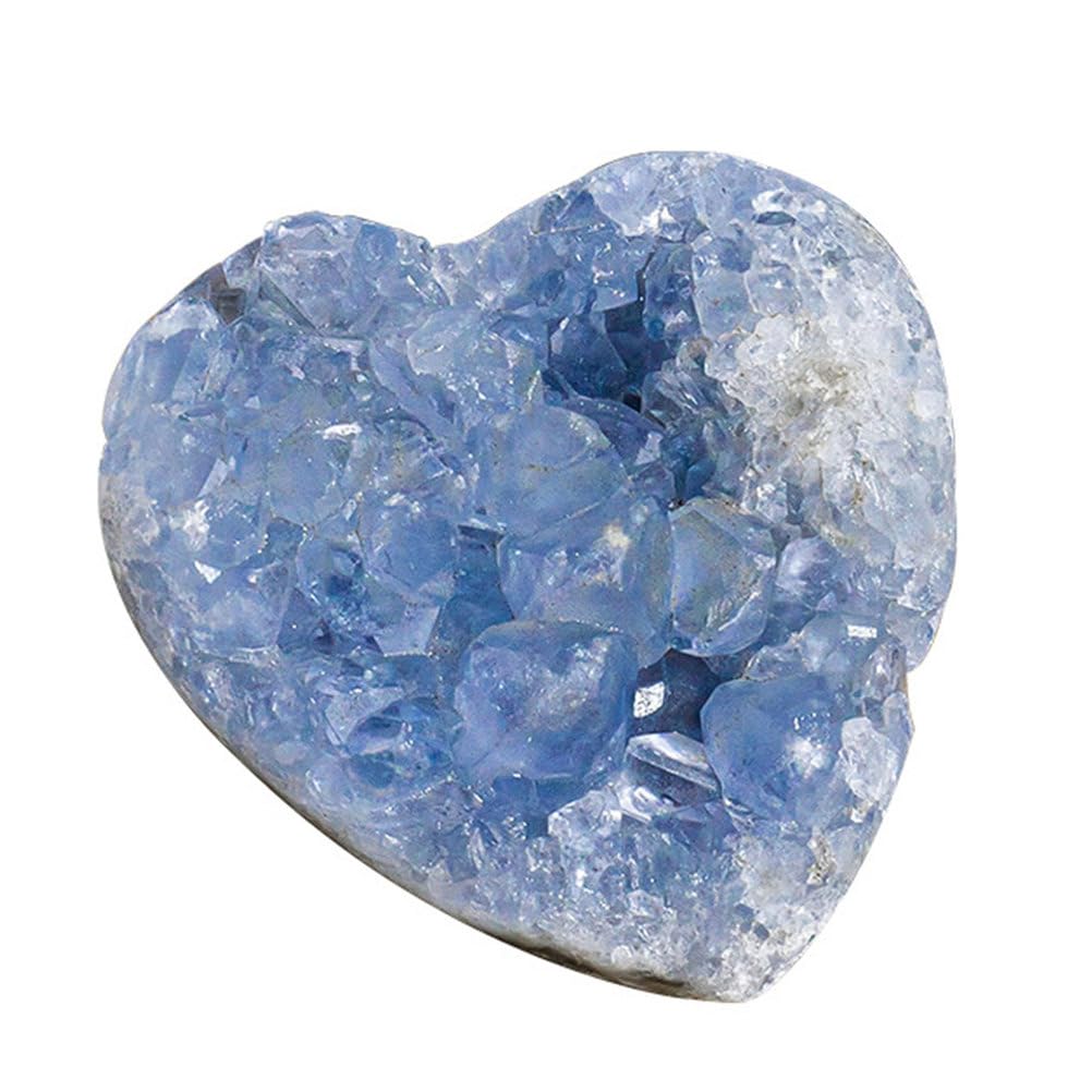 ITCLEYMDZV Crystal Kyanite Cluster Celestite Crystals Clusters Druzy for Home Decor,100~200g