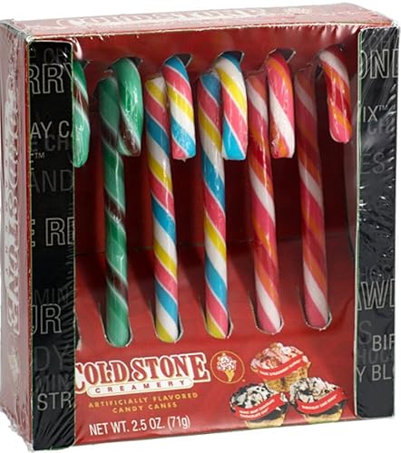 Miniatura 7 de Bastones de caramelo navideños  (72 bastones de caramelo de menta envueltos individualmente (6 cajas)