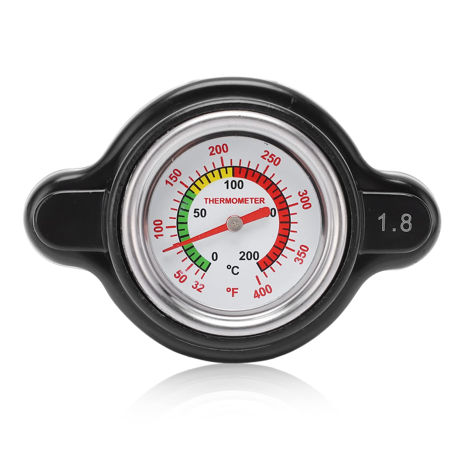 Aramox Tappo Radiatore Indicatore Temperatura, Tappo Radiatore Ad Alta Pressione con Indicatore di Temperatura 1,8 Bar 1638630001 Sostituzione Ad Alta Precisione