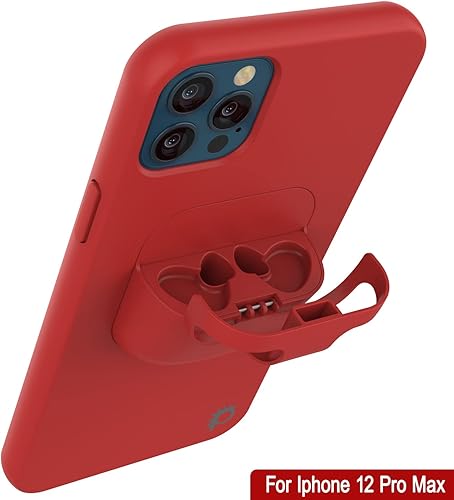 Vista 12 de Punkcase Funda para iPhone 12 Pro Max (serie CenterPods) Funda delgada y duradera 2 en 1 para iPhone 12 Pro Max (6.7 pulgadas) Protege tu Blanco