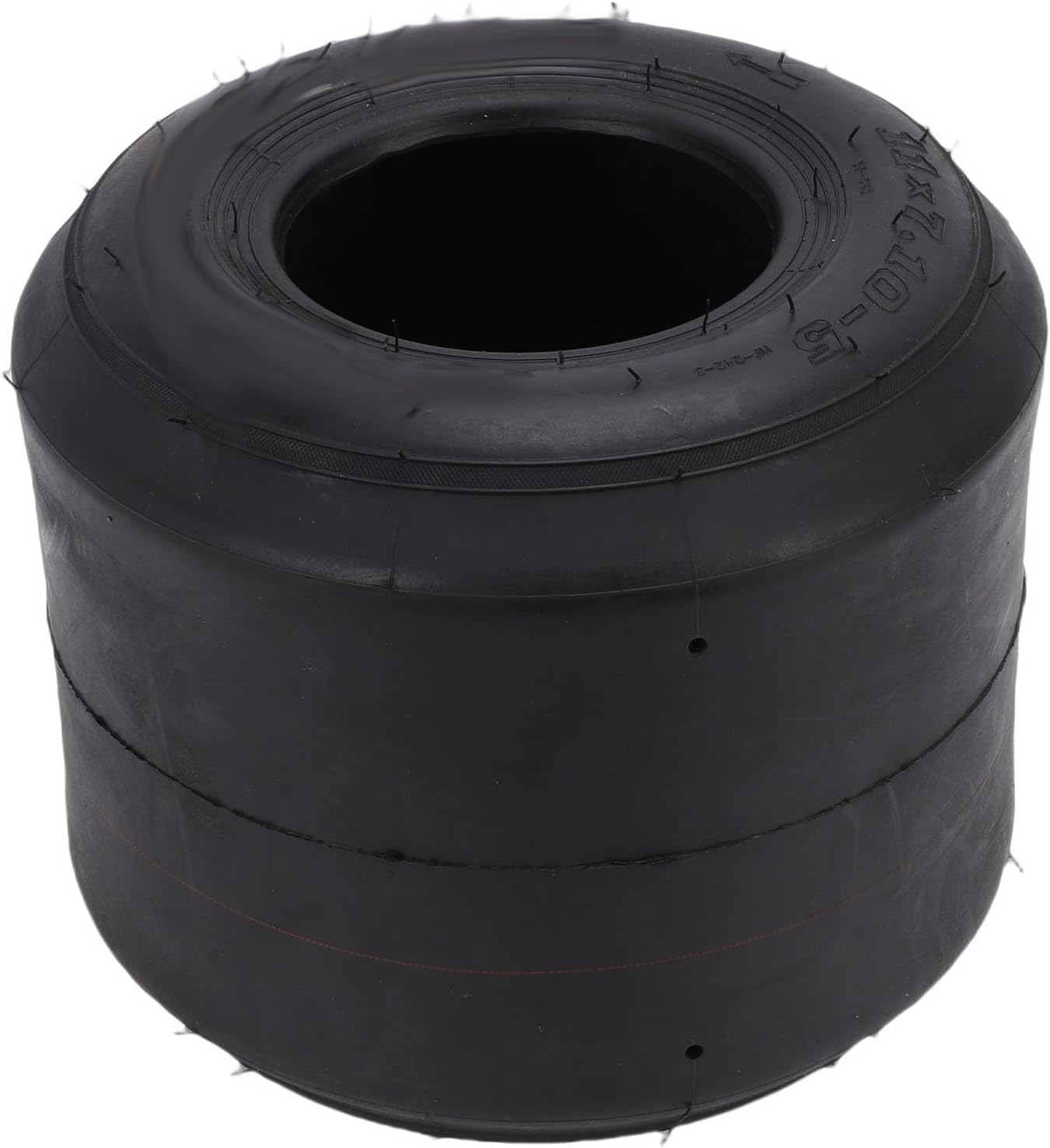 Go Kart Racing Tire Rubber Tubeless Tire 11x7.10-5, Slick Tread for High Speed Driving, Fits for 5 Inch Rim