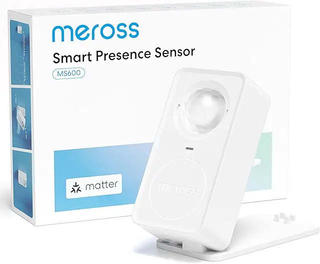 Imagen relacionada con Meross Detector de Presencia MS600, Sensor de Presencia de Radar Ondas Milimétricas+PIR, Soporta Matter, HomeKit, Alexa, Google Home y Home Assistant, No Requiere Hub