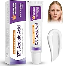 Azelaic Acid Face, Anti Acne Cream Face Serum, Azelaic Acid Cream, Acne Face Cream, 12% Azelaic Acid Serum, Removes Acne, Redness Brightening Face Skin Care for All Skin