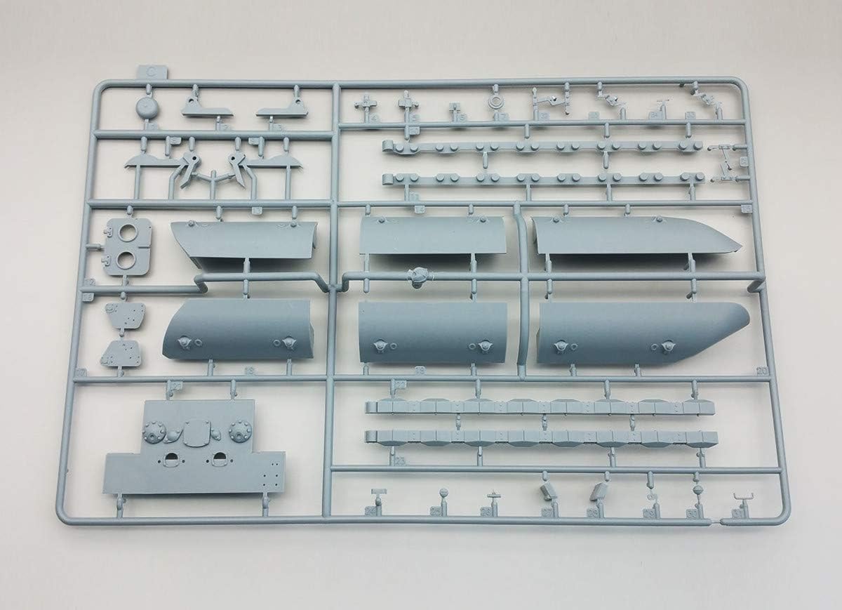 Amusing hobby 1/35 Germany army e-100 anti-aircraft tank 8.8 cm twin vs AA guns with plastic AMH35A016