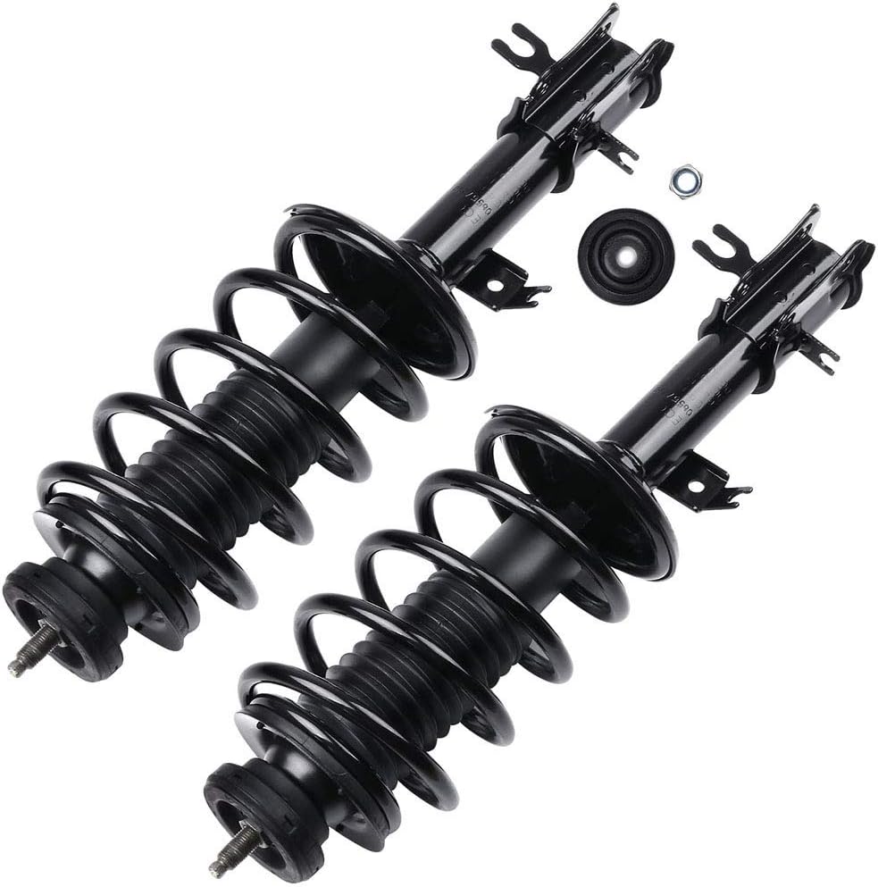 Struts And Shock Front Pair Compatible with 2004-2011 for Chevy Aveo, 2006-2009 for Chevy Aveo5, 2009 for Pontiac G3, 2005-2008 for Pontiac Wave Complete Struts Assembly 172296 172295