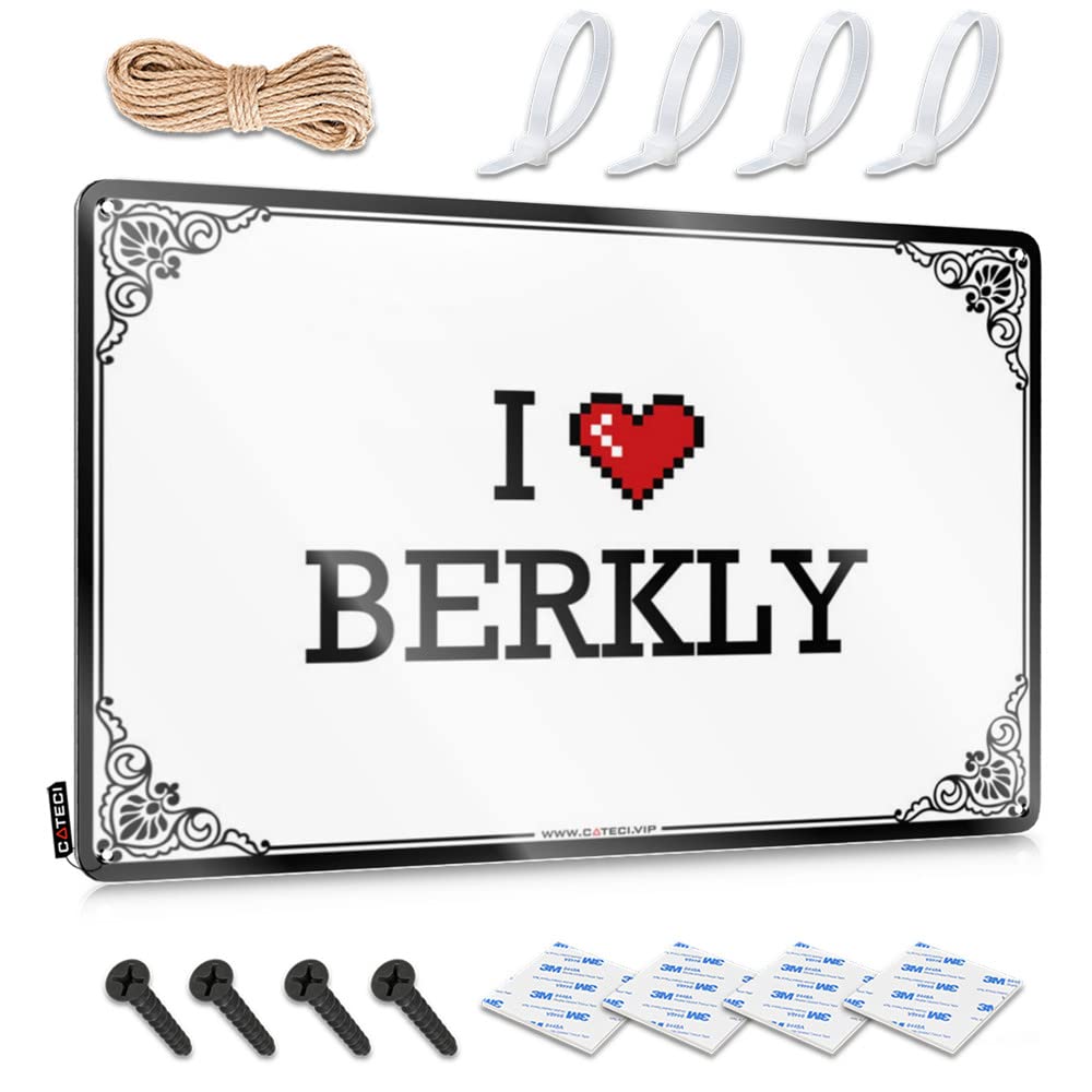 Decor Beer Decor Wall Art - I Love Berkly Soft Bath Preppy Retro Style Decoration For Score(30X40CM)