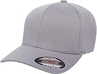 Vista 1 de THP Premium Flexfit - Gorro de sarga de algodón, plateado