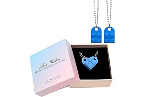 Handmade Matching Hearts Brick Necklaces: A Symbol of Unbreakable Friendship