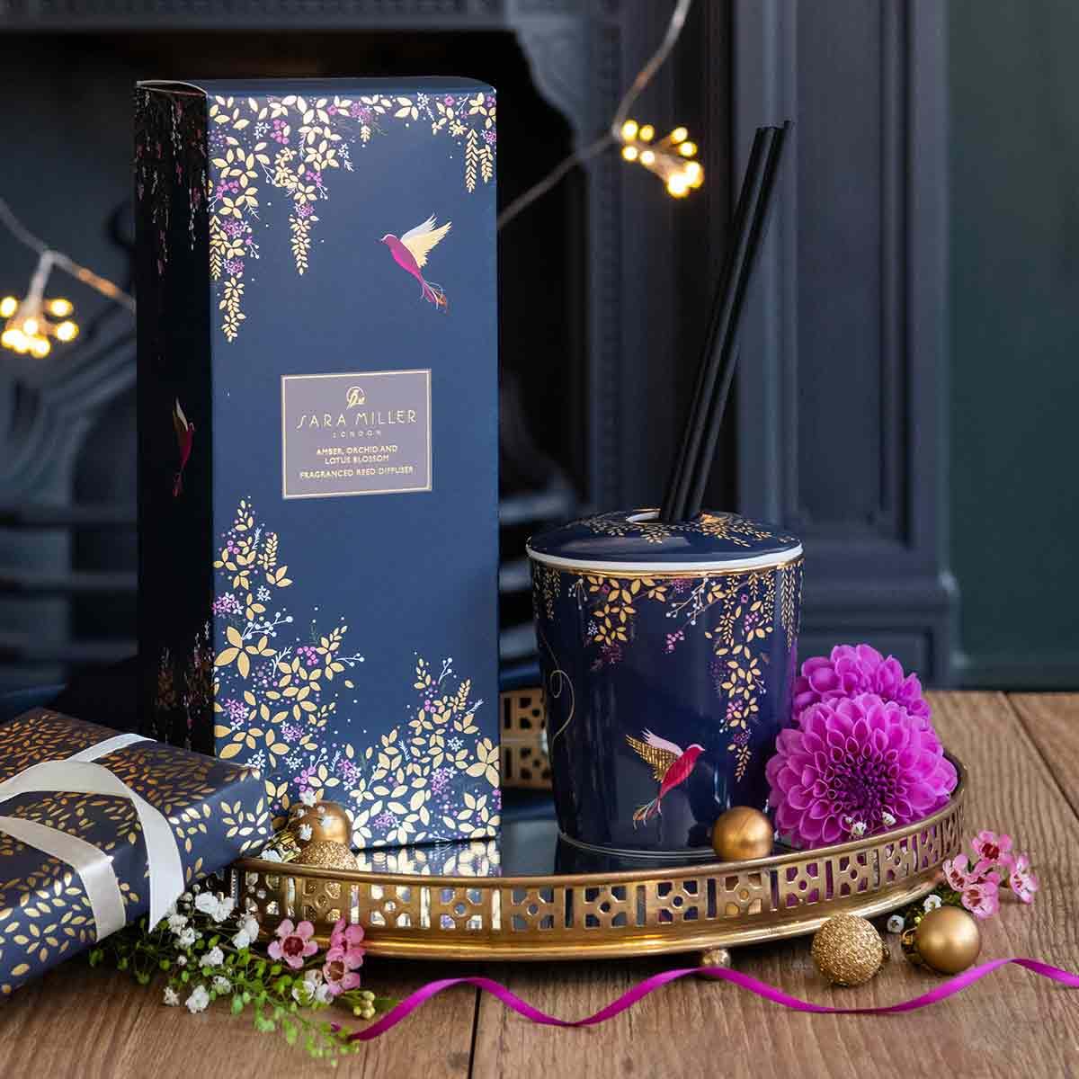 Sara Miller Chelsea Collection Reed Diffuser - Amber, Orchid & Lotus