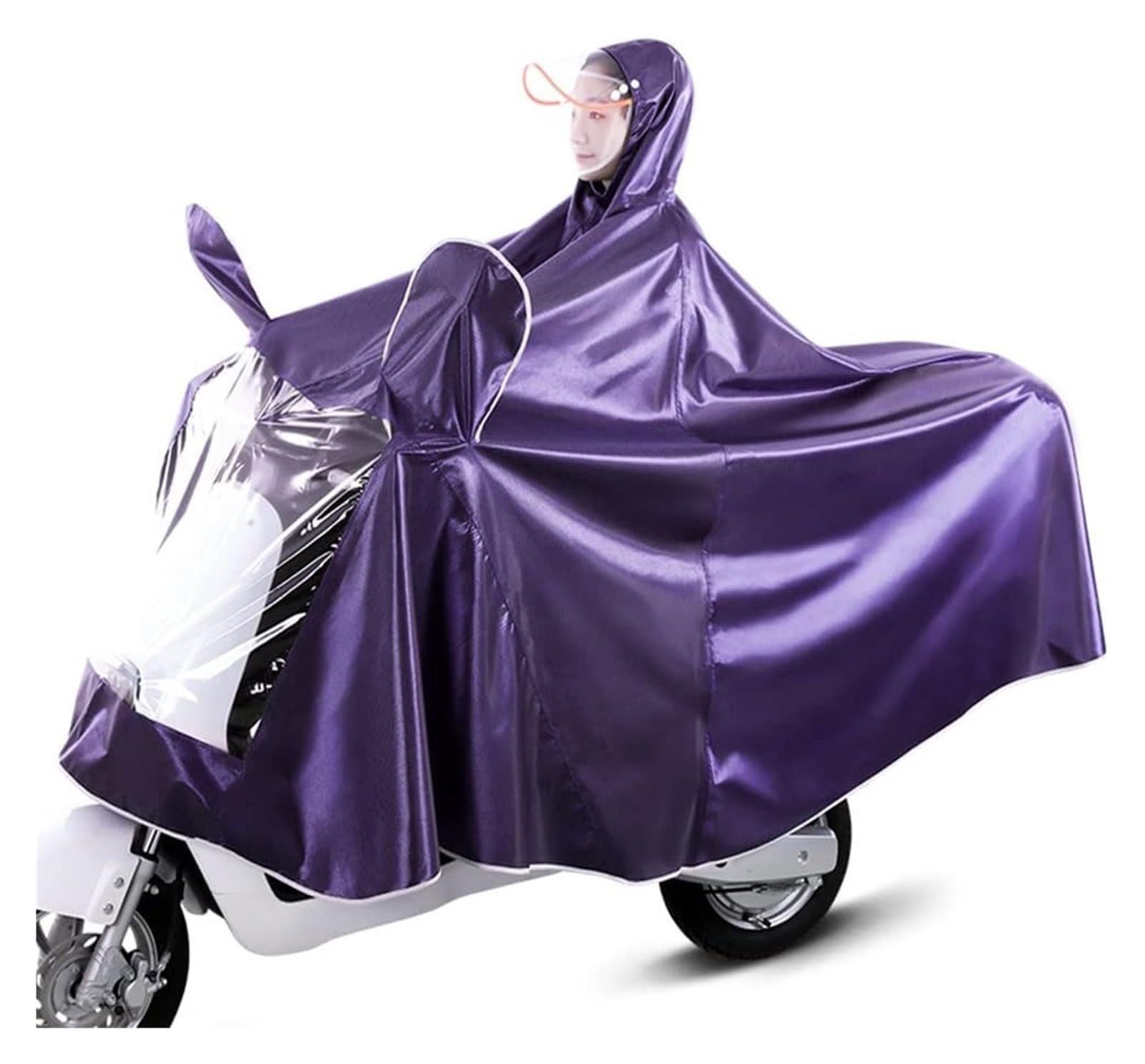 Motocyklowa peleryna przeciwdeszczowa Poncho, Ponczo dla dorosłych unisex wodoodporne poncho przeciwdeszczowe rower na zewnątrz Ebike motocykl skuter kurtka rowerowa płaszcz przeciwdeszczowy peleryna