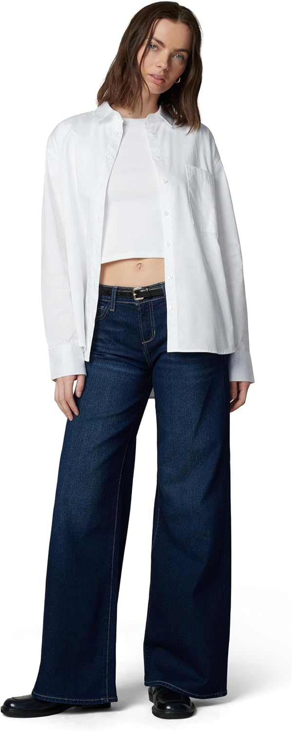 Joe's Women's The Lou Lou Low Rise Wide Leg Jeans