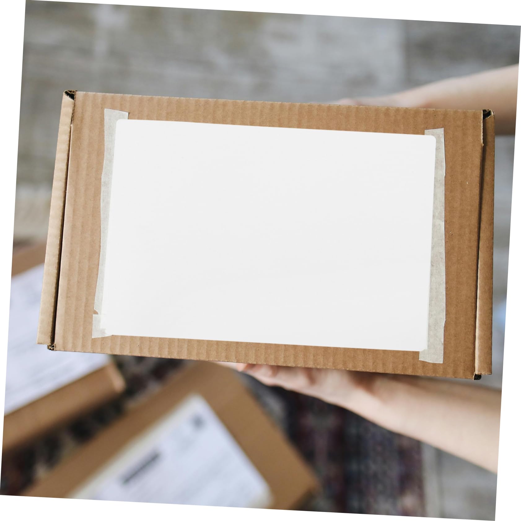 Papier Étiquette Mat Auto-adhésif A4, 100 Feuilles Blanches
