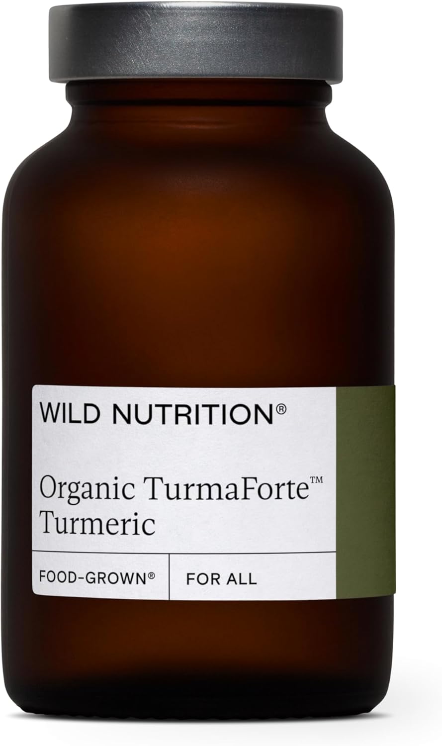 Wild Nutrition Food-Grown® Turmaforte Turmeric | Organic Turmeric Capsules | High Absorption Muscle & Joint, Antioxidant, & Immune Support | Curcumin Supplements | 60 Capsules