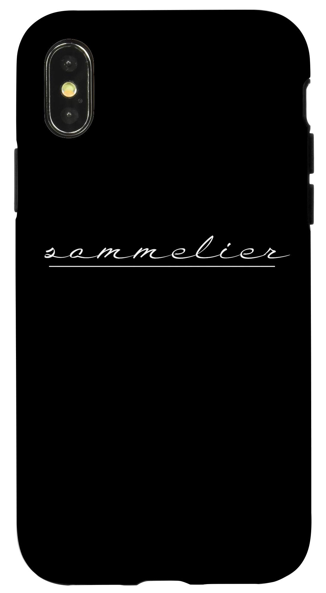 iPhone X/XS Sommelier Classy Wine Expert Wino Alcohol Drinking Fan Case