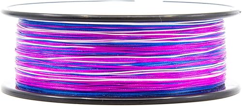 Miniatura 7 de Nomad Design PANDERRA - Trenza X8 azul cian, línea de pesca de fibra de polietileno azul premium con tecnología de micro tejido, revestimiento