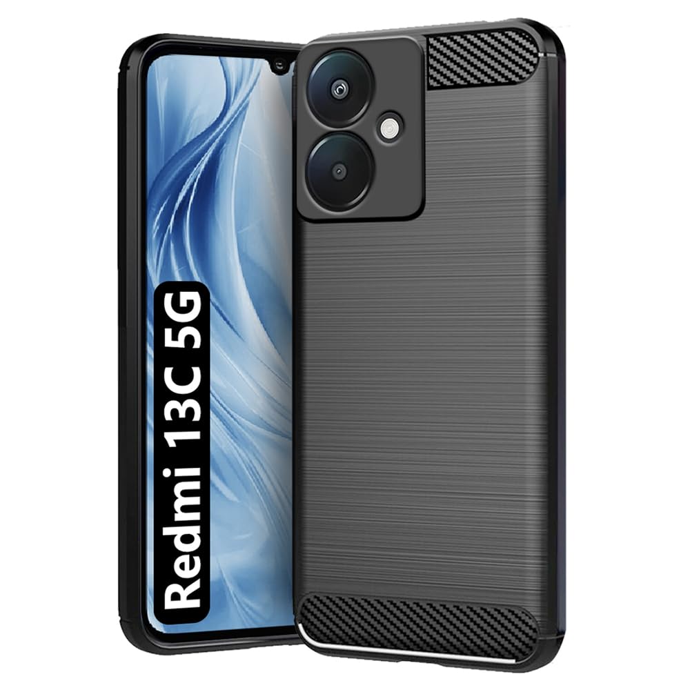 Fashionury Back Cover Case for Mi Redmi 13C 5G /Poco M6 5G |Hybrid Protection Bumper | Anti-Slip Grip | Ultimate Rubber TPU Stylish Back Case Cover for Redmi 13C 5G / Poco M6 5G (Black) (B0CQK77RHW) Amazon Price History, Amazon Price Tracker