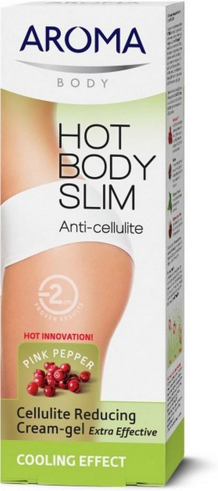 COOLING Anti cellulite cream-gel AROMA HOT BODY SLIM 200ml
