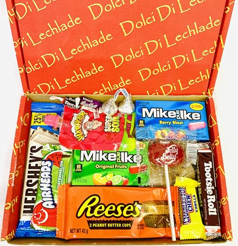 American Sweets and Chocolate USA Candy Gift Box By Dolci Di Lechlade | Reese's, Belly, Hershey's | Birthday Mothers Day Easter Present