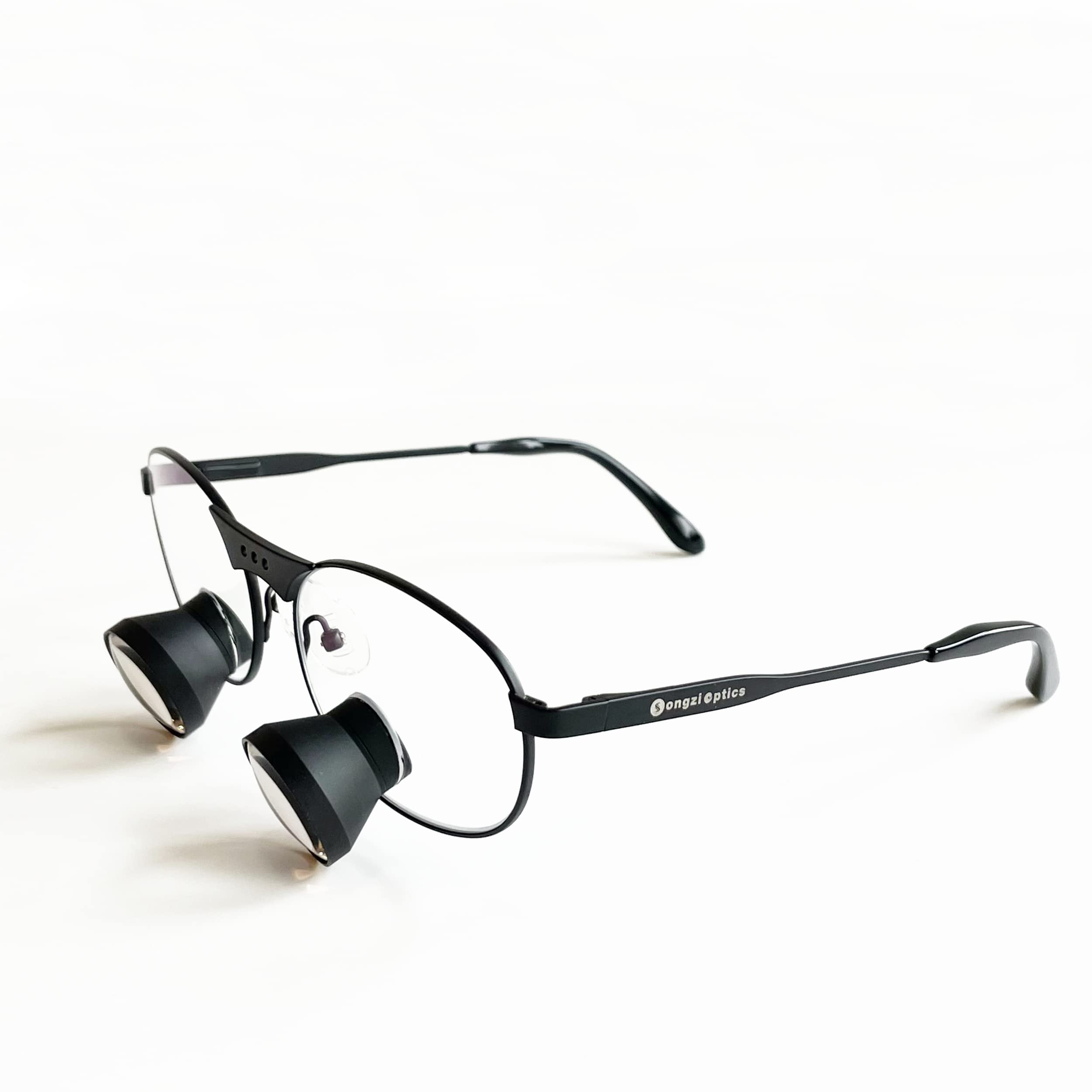 2.5X 3X 3.5X Optional Songzi Optics Titanium Frame TTL Dental Surgical Loupes Customized Wide Field of View (Magnification:3X, Near Pd 66mm)