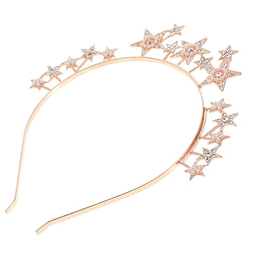 Miniatura 9 de FRCOLOR Diademas para la cabeza para mujer, diadema con cuentas para mujer, diadema de diamantes de imitación, accesorios de diamantes de imitación