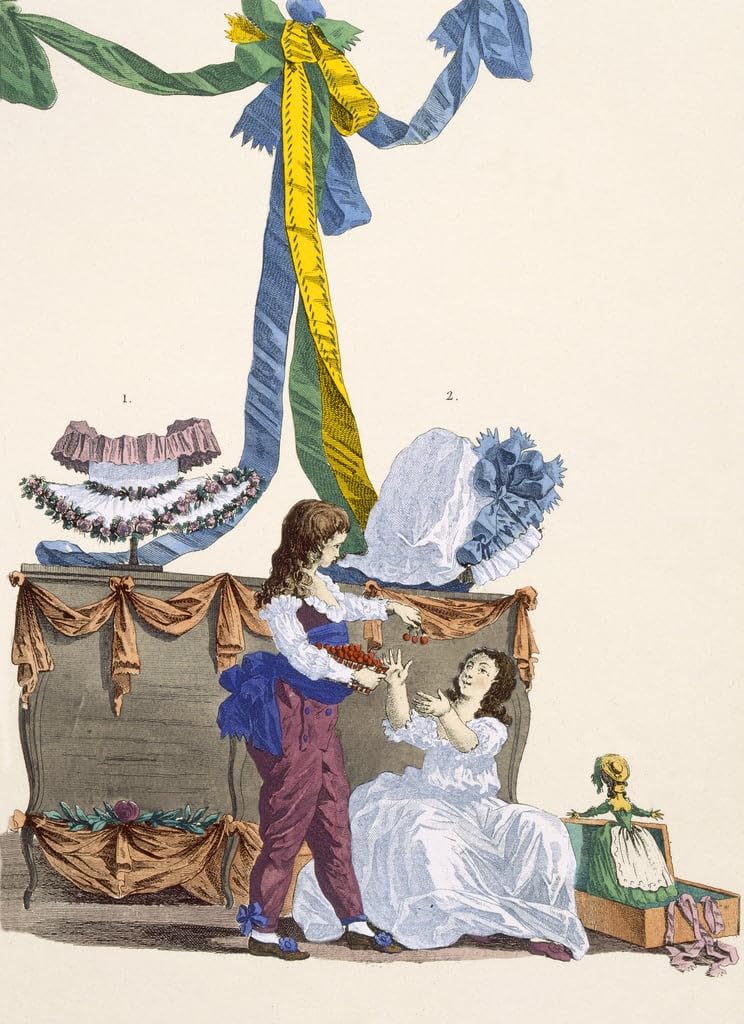 Affiche de célèbres tableaux Watteau 60x90cm graffiti sur toile décoration bureau