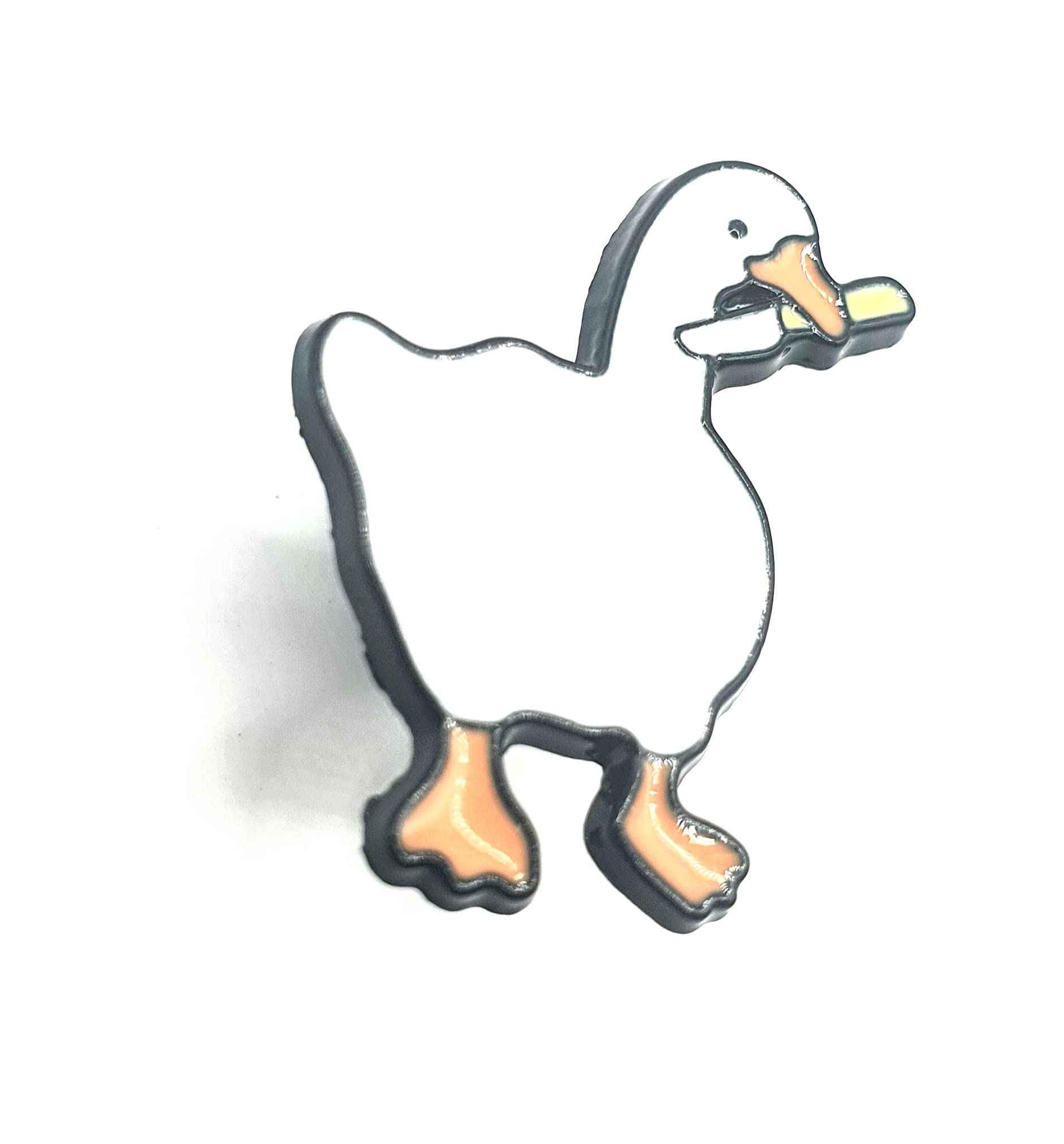 Angry Goose Knife Evil Meme Game Funny Metal Pin Badge HONK!