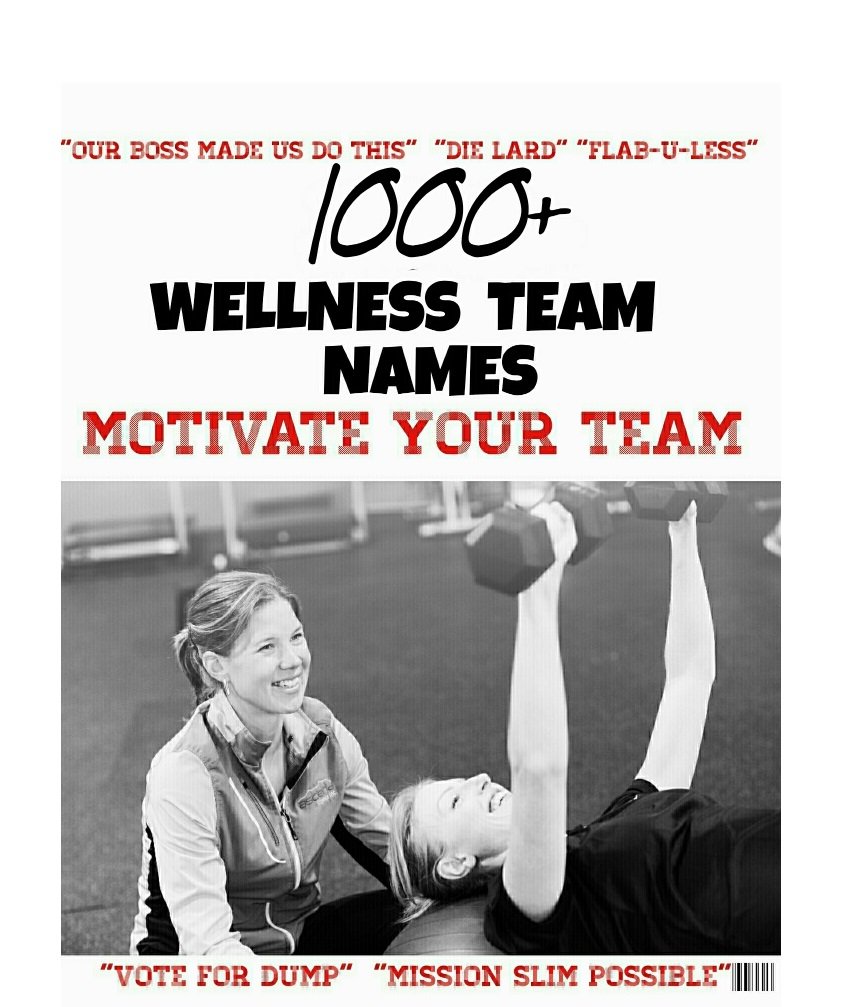 1000+ Wellness Team Names Names to Motivate Your Weight Loss Team