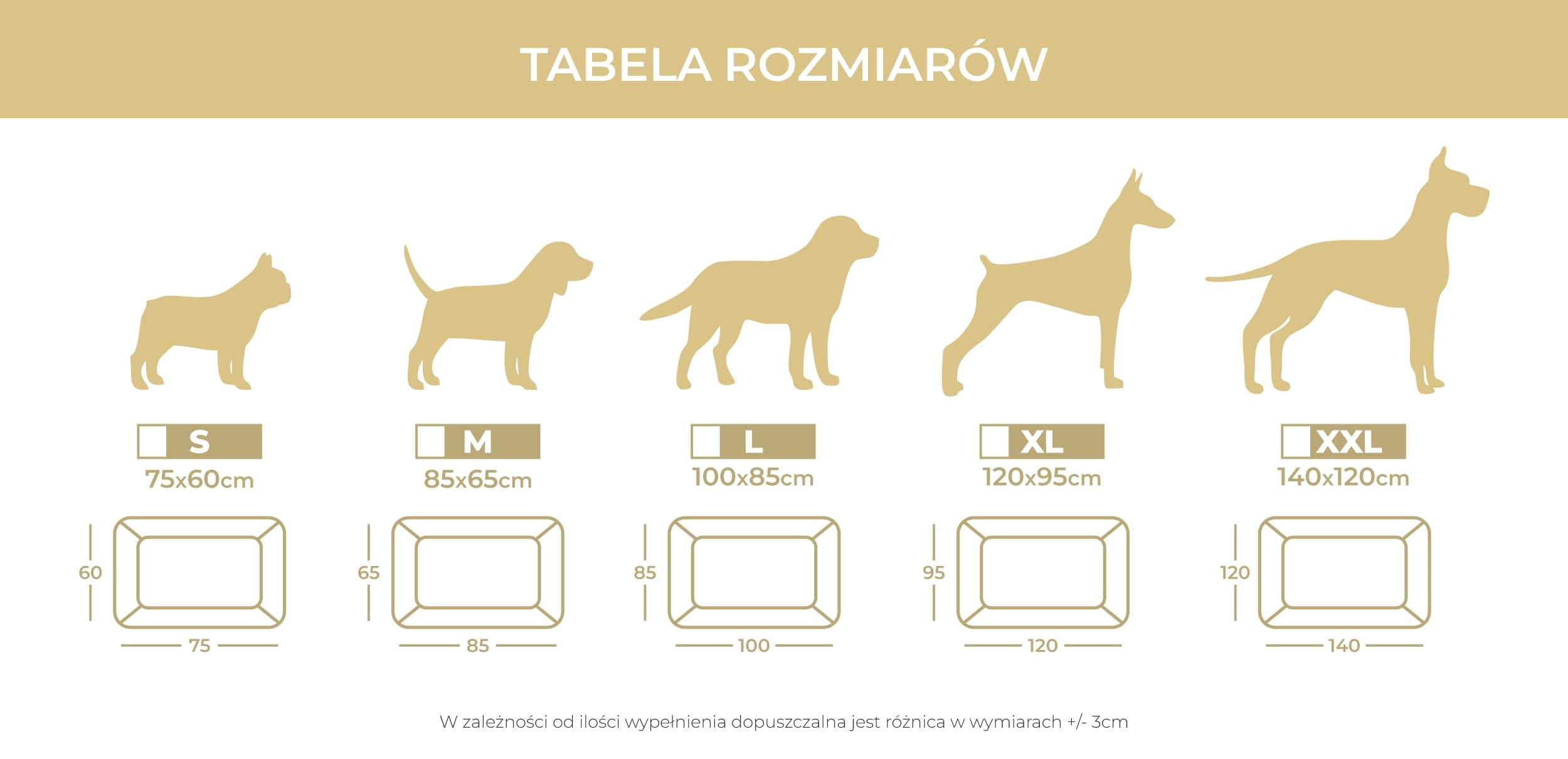 Cama para perros de Cazo Maxy, para exteriores, resistente al agua y a la abrasión, relleno de espuma viscoelástica (120 x 95 x 26 cm), extra grande, color marrón chocolate