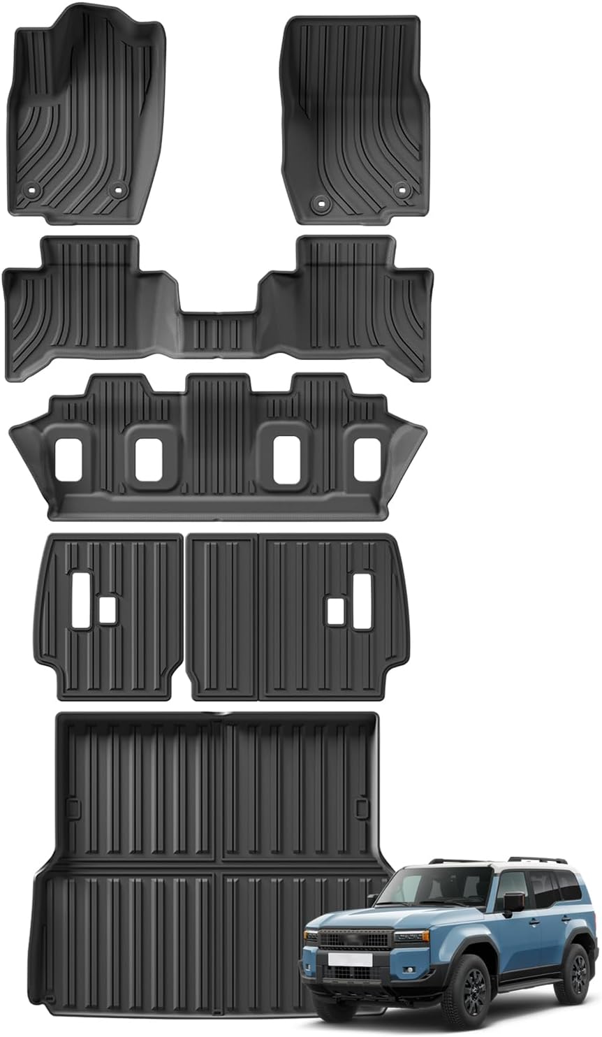 Amazon.com: SMABEE Floor Mats & Backrest Mats & Cargo Liner for 2024 ...