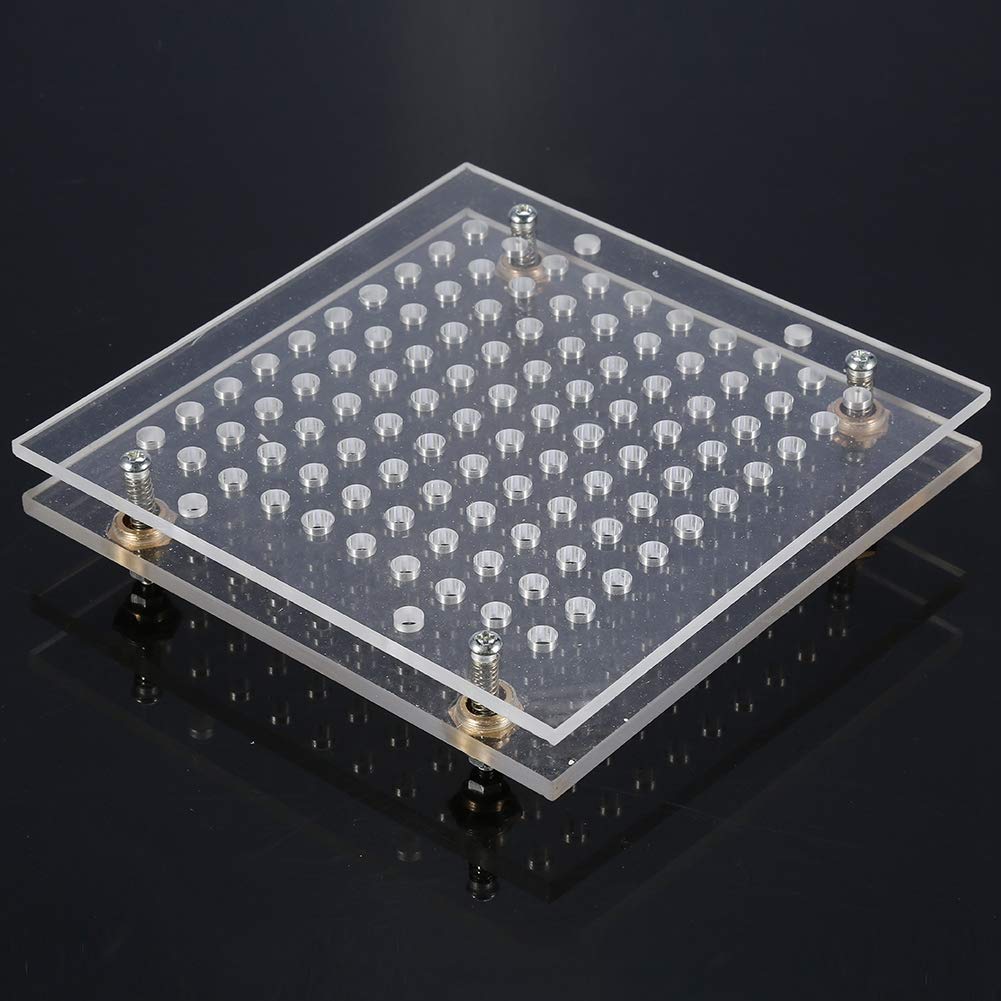 Capsule filler manual 100 capsule strumento di riempimento semiautomatico con blocco polvere adatto per istituti di ricerca, laboratori, aziende farmaceutiche(5#)