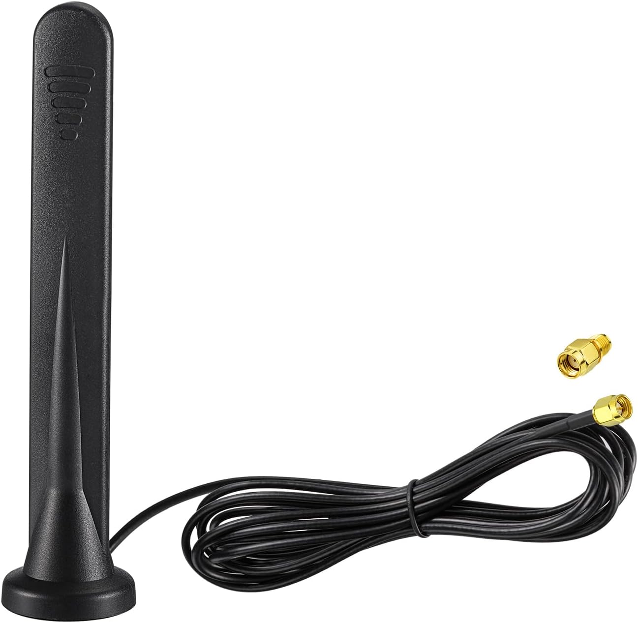 Bingfu Cellular 4G LTE SMA RP-SMA 5dBi Antenna with Magnetic Base 9.84ft Cable Compatible with 4G LTE Wireless Router Modem Cellular Gateway Industrial IoT Router Mobile