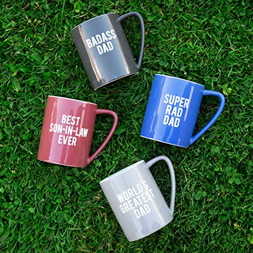 Taza grande de café gris de 18 oz miniatura 5
