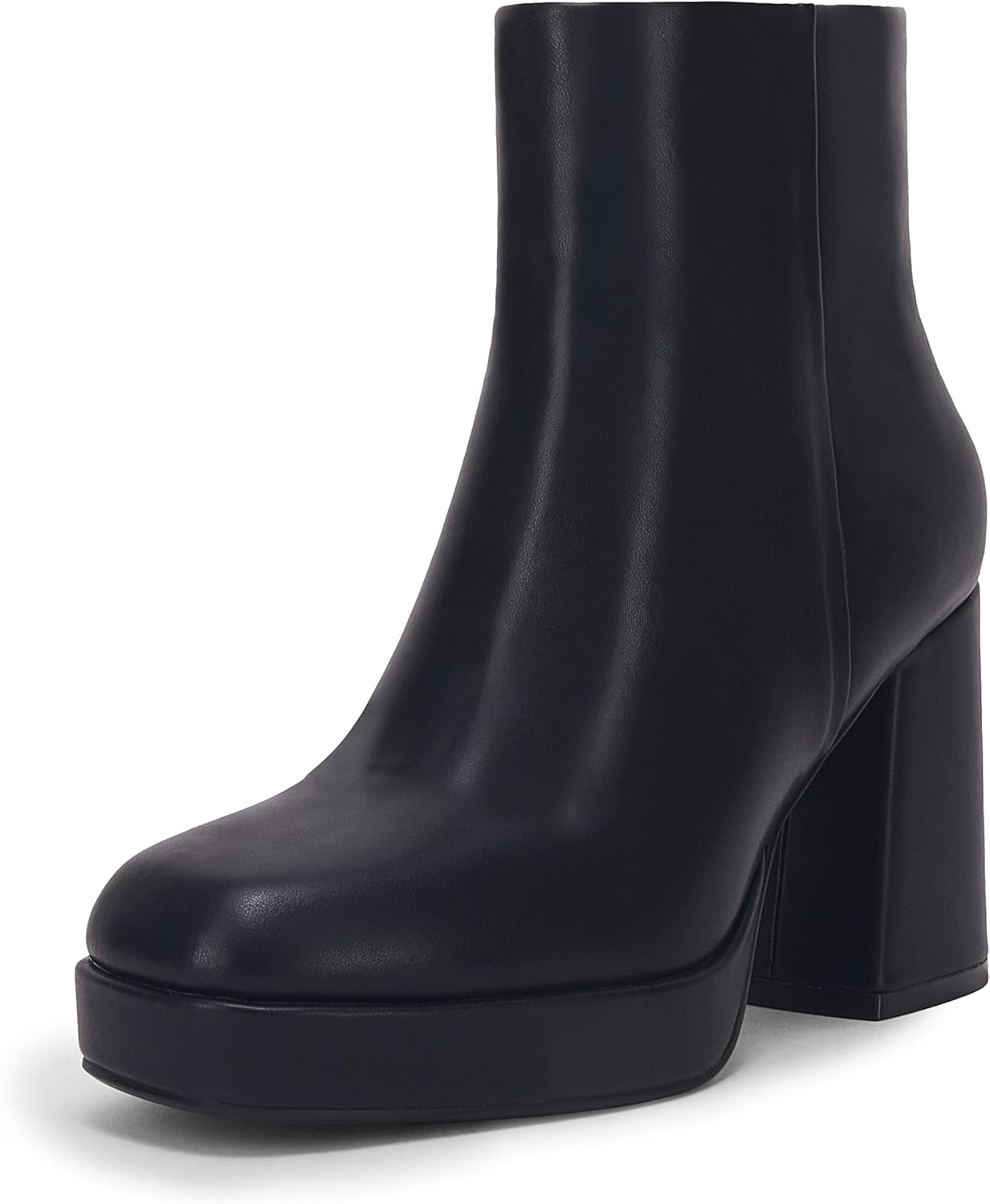 Rilista Women Chunky High Heels - Side Zipper Comfort