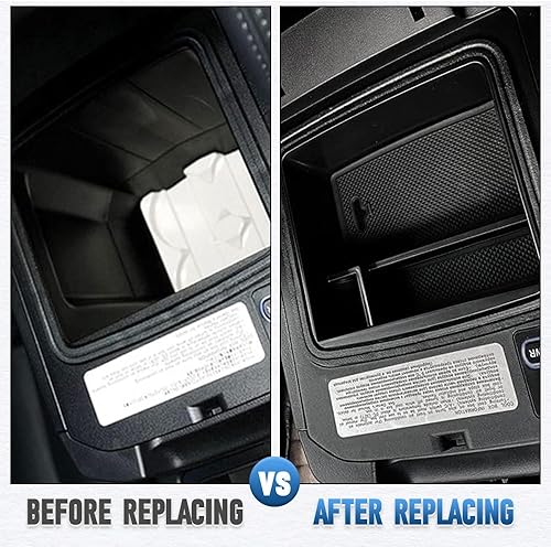 Miniatura 6 de Bandeja organizadora central, caja de almacenamiento para reposabrazos de consola central de automóvil, compatible con Toyota, compatible con Lexus