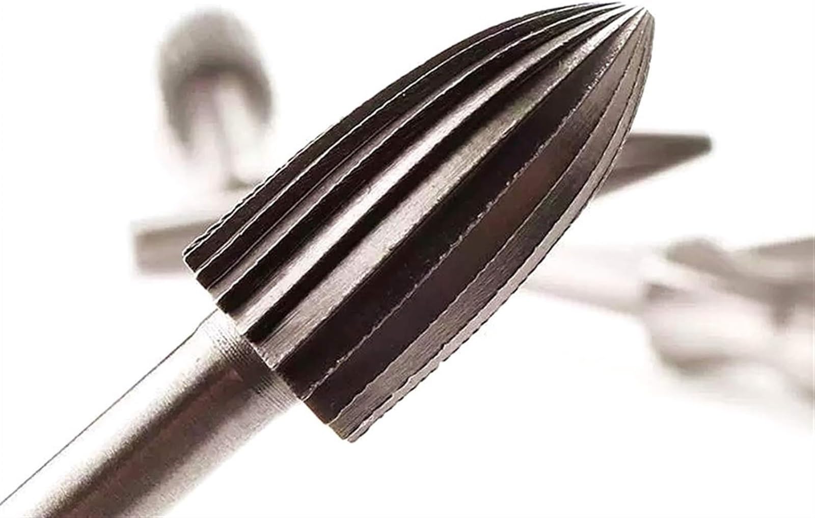 Lima de escofina de metal, juego de limas de aguja, 6 piezas de vástago redondo de 6 mm, pulido y pulido, broca, fresa, lima rotativa eléctrica, tallado en madera, cabezal de molienda, lima resistente