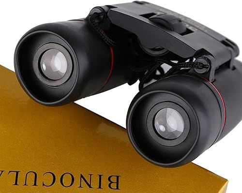 Miniatura 2 de Telescopio binocular de 30 x 60, 8 mini prismáticos con cordón, impermeable y a prueba de niebla, para observación de aves familiares, aprendizaje,