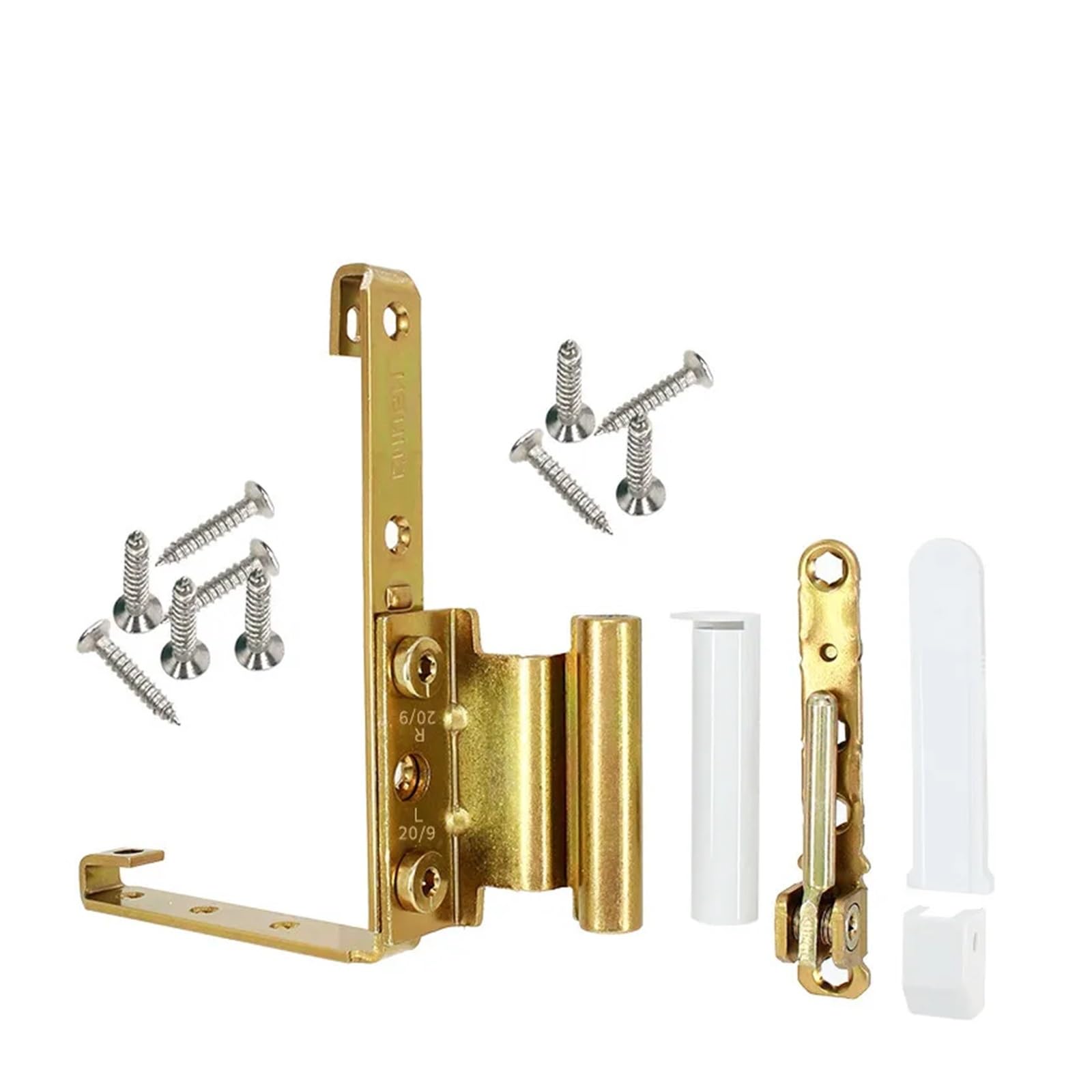 Ghhzml 20Mm Cupboard Door Hinge Plastic Steel Casement Window Door Hinge Balcony Inside And Outside Sliding Corner Accessories(20Mm)